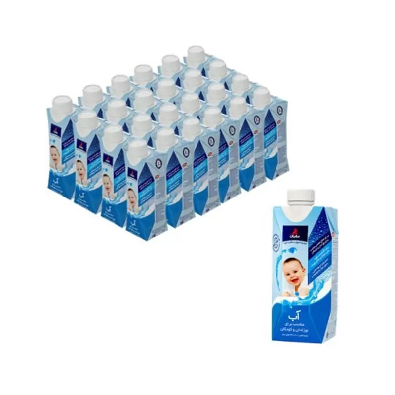 آب استریلیزه مناسب کودک و نوزاد ماجان 330 میلی لیتری