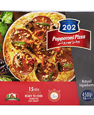 پیتزا پپرونی 202 450 گرمی
