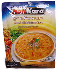 سوپ ورمیشل و مرغ هاتی کارا 70 گرمی