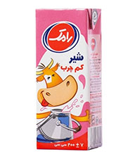 شیر کم چرب رامک 200 میلی لیتری