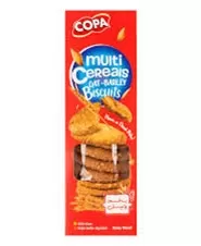 بیسکویت سبوس دار چند غله وانیل کوپا 150 گرمی