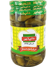 خیار شور ممتاز دلپذیر 650g