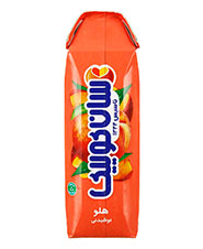 نوشیدنی میوه هلو سان کوئیک 1 لیتر