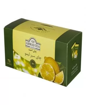 چای سبز‌ کیسه ای لیمو احمد 25 عددی