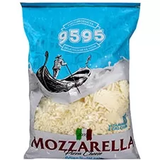 پنیر پیتزا رنده شده موزارلا 9595 2000 گرمی
