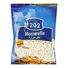 پنیر پیتزا رنده شده موزارلا 202 180 گرمی