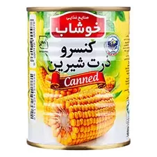 کنسرو ذرت شیرین خوشاب 350 گرمی