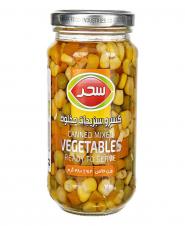 کنسرو سبزیجات مخلوط سحر ۳۸۰ گرمی