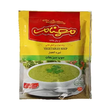 مهنام پودر سوپ با طعم سبزیجات 75 گرم