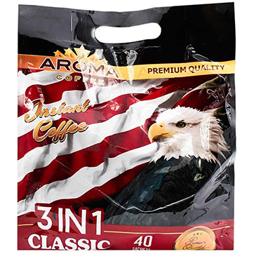 پودر قهوه کلاسیک 3 در 1 آروما 40 عددی