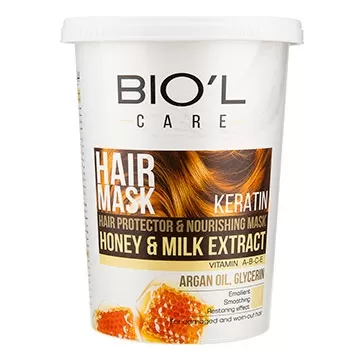 بیول ماسک مو کنترل ریزش موهای فرسوده حاوی شیر و عسل 500 میل