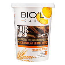 ماسک موی تغذیه کننده و محافظت کننده موهای خشک و وز شده بیول 500 میلی لیتری