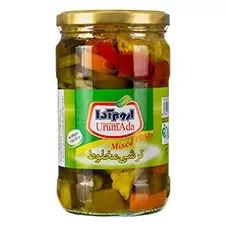 ترشی مخلوط اروم آدا 700 گرمی