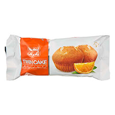 کیک دوقلو پرتقالی نادری ۵۰ گرمی