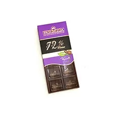 شکلات تابلت تلخ ۷۲% پارمیدا ۸۰ گرمی