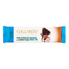 شکلات تلخ 60% نارگیل گلاردو 23 گرمی