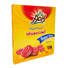 آبنبات بدون قند هلو کامور 130 گرمی