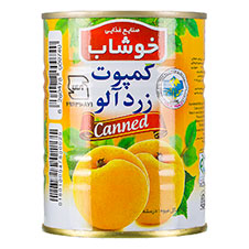 کمپوت زردآلو خوشاب ۳۵۰ گرمی