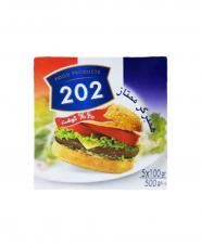 همبرگرممتاز 60% گوشت 202 وزن 500 گرمی