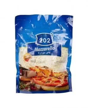پنیر پیتزا رنده شده موزارلا 202 500 گرمی