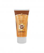 کرم ضد آفتاب فاقد چربی بدون رنگ spf 50 سان سیف 50 گرمی