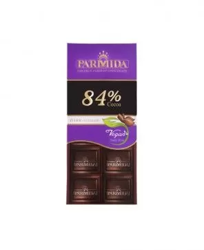 شکلات تابلت تلخ 84% پارمیدا 80 گرمی
