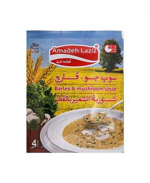 سوپ جو و قارچ آماده لذیذ 65 گرمی