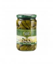 خیارشور درجه یک شیشه ای دلوسه 750 گرمی