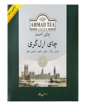 چای تی بگ ارل گری احمد 100 عددی
