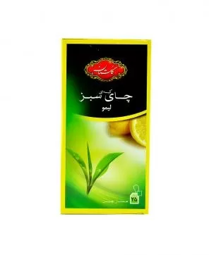 چای سبز کیسه ای لیمو گلستان 25 عددی