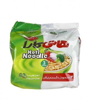 نودل هاتي نودل با طعم سبزيجات 5 عددي 77 گرمي