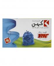کيسه زباله بزرگ جعبه ای سه رول کهن 65 در 85 تعداد 30 عددی