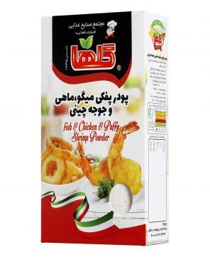 پودر پفکی میگو، ماهی و جوجه چینی 200 گرمی گلها
