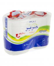 دستمال توالت ساده 2 رول حریر