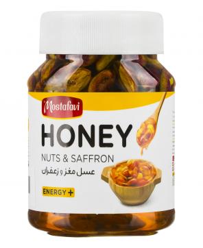 عسل مغز و زعفران 320 گرمی مصطفوی