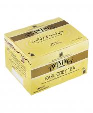 چای سیاه کیسه ای کلاسیک ارل گری ملایم معطر به عصاره برگاموت 50 عددی توینینگز