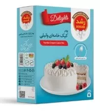 پودر کیک خامه ای با طعم وانیلی رشد ۵۰۰ گرمی