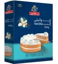 پودر کیک با طعم وانیلی زر ماکارون ۵۰۰ گرمی