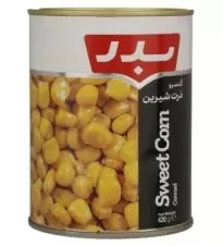 کنسرو ذرت شیرین بدر ۴۲۰ گرمی