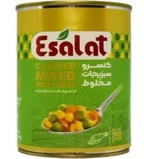 کنسرو سبزیجات مخلوط اصالت ۳۸۰ گرمی