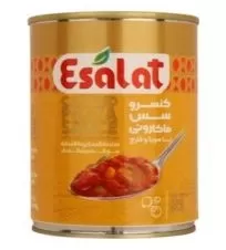 کنسرو سس ماکارونی با سویا اصالت ۳۸۰ گرمی