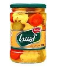 ترشی مخلوط درشت آرشیا ۶۶۰ گرمی