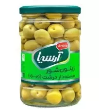 زیتون شور هسته دار درشت ویژه آرشیا ۶۶۵ گرمی