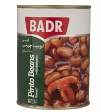 کنسرو لوبیا با قارچ بدر ۴۳۰ گرمی