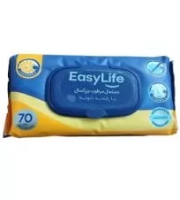 دستمال مرطوب بزرگسال با رایحه بابونه ایزی لایف ۷۰ برگ