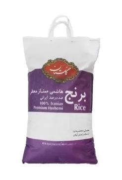 برنج ایرانی هاشمی ممتاز معطر گلستان 10 کیلوگرمی