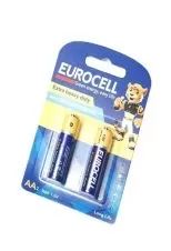 باتری کربن زینک قلمی کارتی یوروسل ۲ عددی 