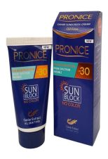 کرم ضد آفتاب بدون رنگ spf۳۰ حاوی عصاره طبیعی خاویار پرونایس ۵۰ میلی لیتری