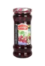 کمپوت آلبالو خوشاب شیشه 650 گرمی