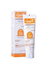 کرم ضدآفتاب spf۳۰ فاقد چربی و ضد آب آردن ۷۵ میلی لیتری